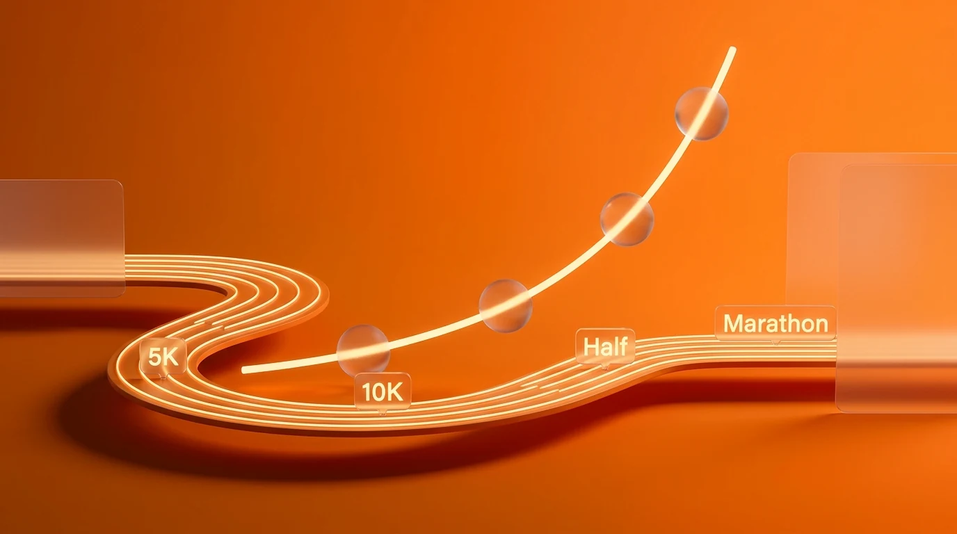 Riegel race predictor fatigue exponent accuracy illustration